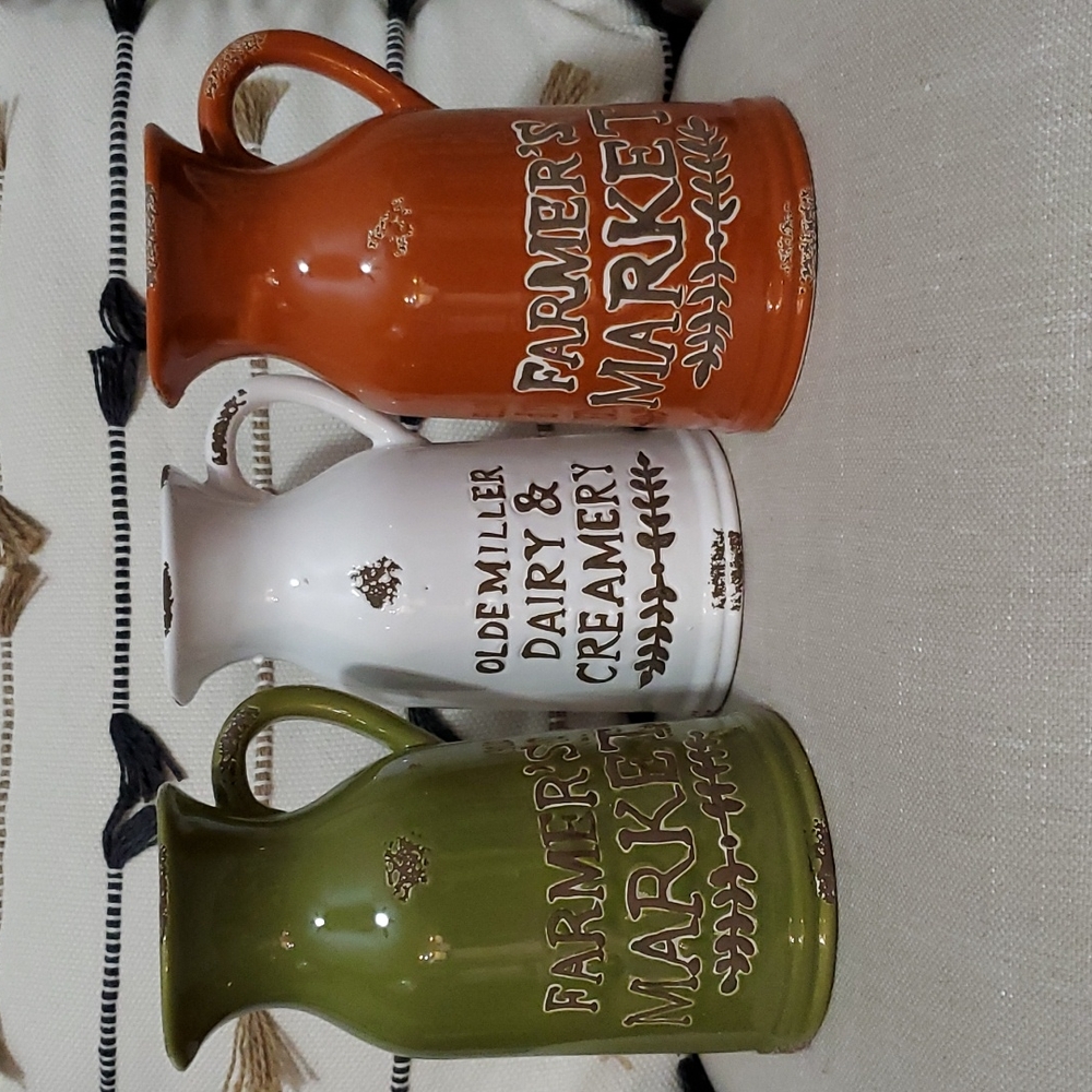 Ceramic jugs